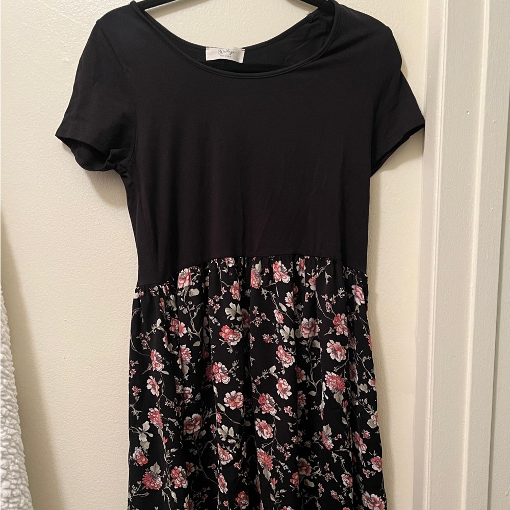 Juniors Casual Floral Dress